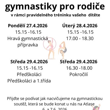 Ukázkové hodiny GYMNASTIKY